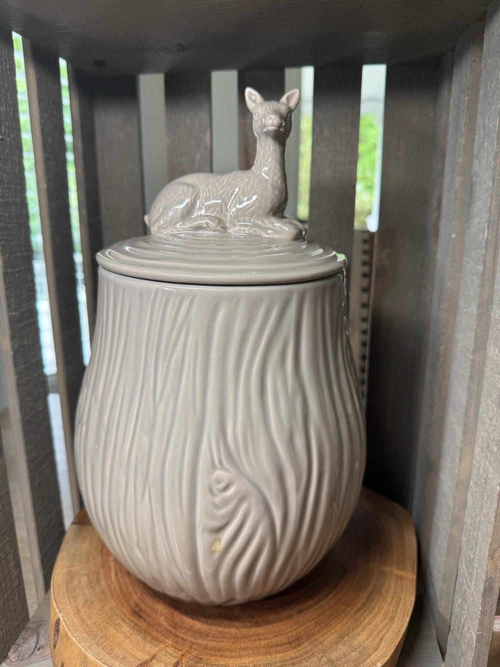 ‼️Rare Find‼️Deer Cookie Jar NWT